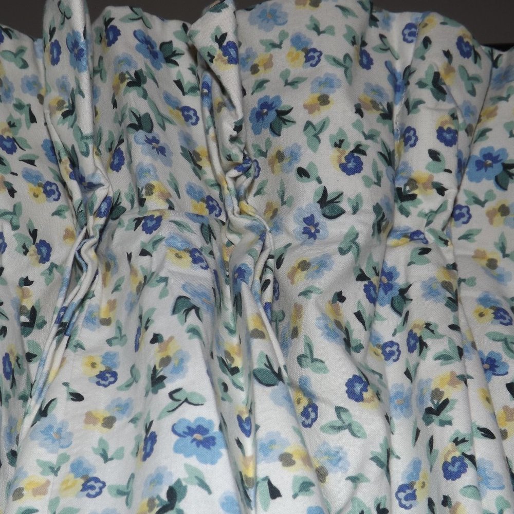 2 Custom Pinch Pleat Vintage Floral Used.